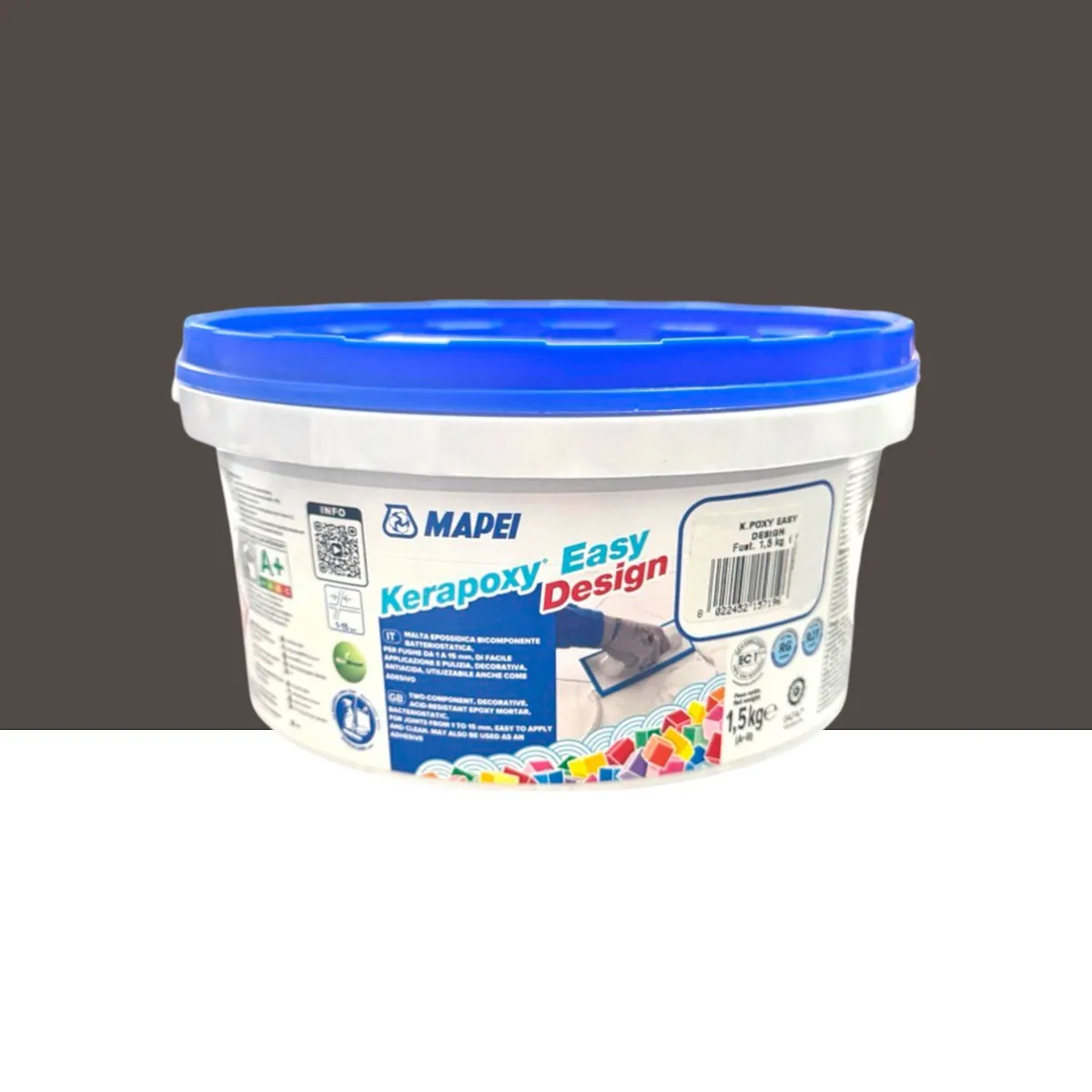 Фуга епоксидна для швів Mapei KERAPOXY EASY DESIGN №149 1,5 кг Вулканічний пісок (5KB014915ST)