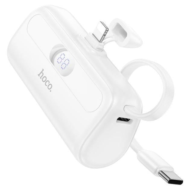 Повербанк со встроенным кабелем Hoco J116 Pro Pocket Lightning выход 5000 mAh (2455155528) Повербанк со встроенным кабелем Hoco J116 Pro Pocket Lightning выход 5000 mAh (2455155528)