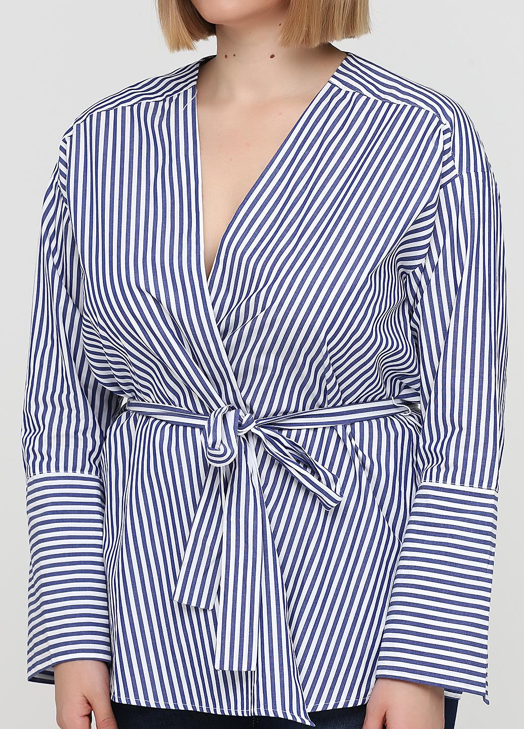 Блузка Mango L Синий (2000000847986) - фото 3 Блузка Mango L Синий (2000000847986) - фото 3