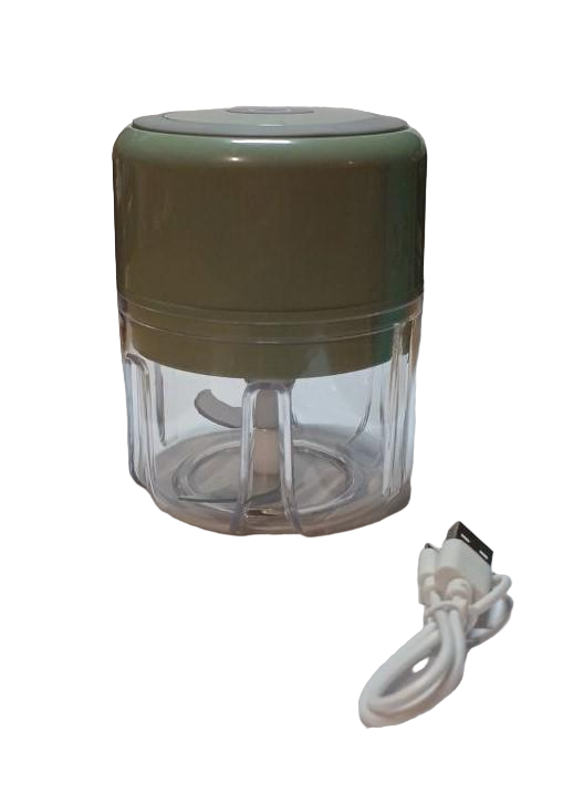 Измельчитель для овощей мини 250 мл USB Оливковый (f4c80009) Измельчитель для овощей мини 250 мл USB Оливковый (f4c80009)