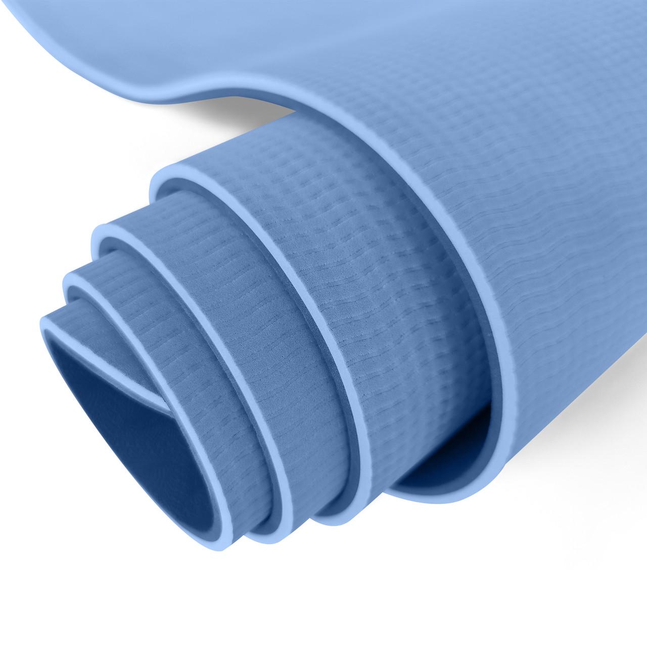 Коврик для фитнеса и йоги Gemini Pro GE-6BLLB TPE/TC 6 мм (14729315) - фото 4 Коврик для фитнеса и йоги Gemini Pro GE-6BLLB TPE/TC 6 мм (14729315) - фото 4