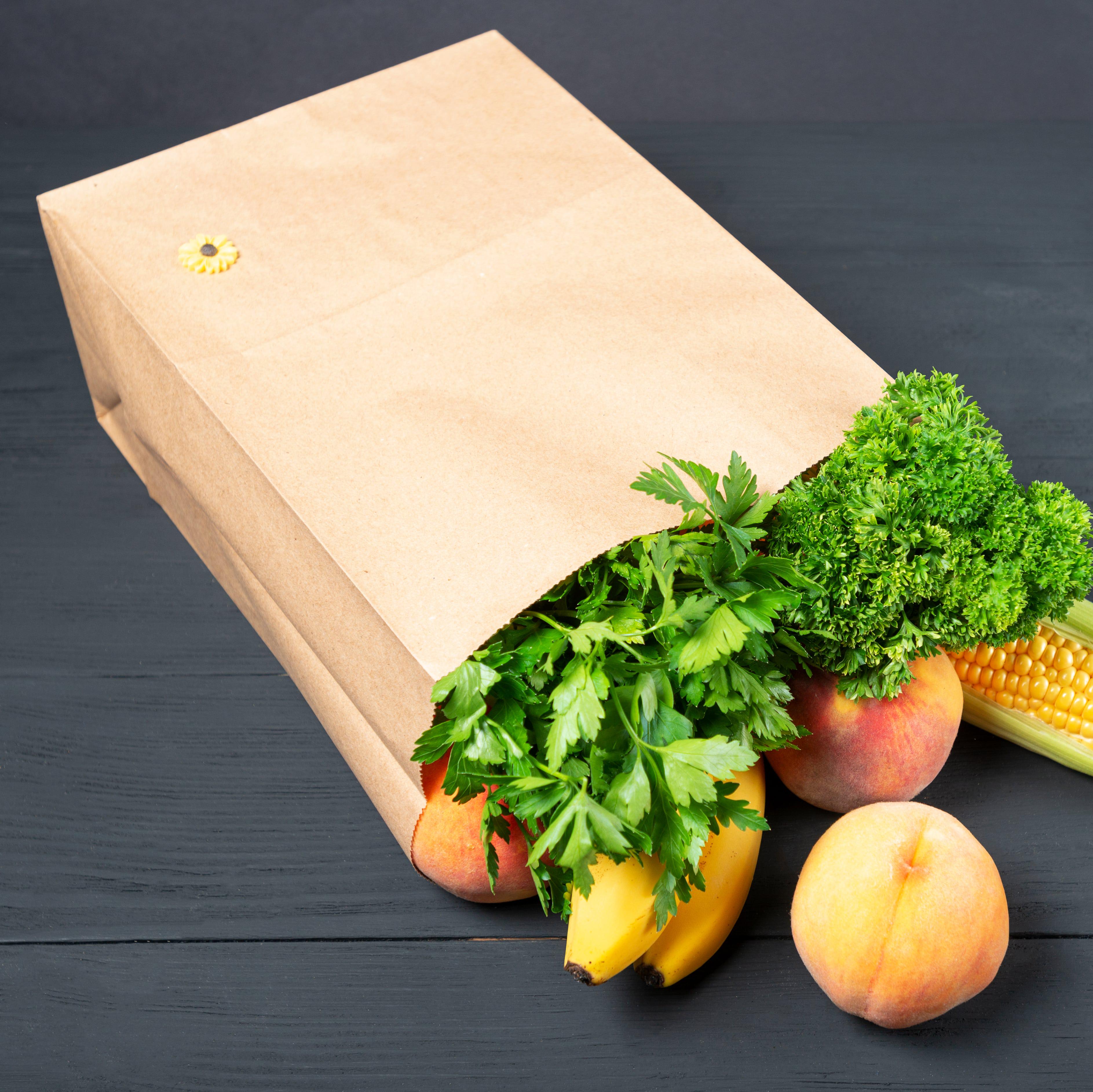 Экопакет крафт с широким дном для еды с собой 260х150х350 мм 30 шт. - фото 2 Экопакет крафт с широким дном для еды с собой 260х150х350 мм 30 шт. - фото 2