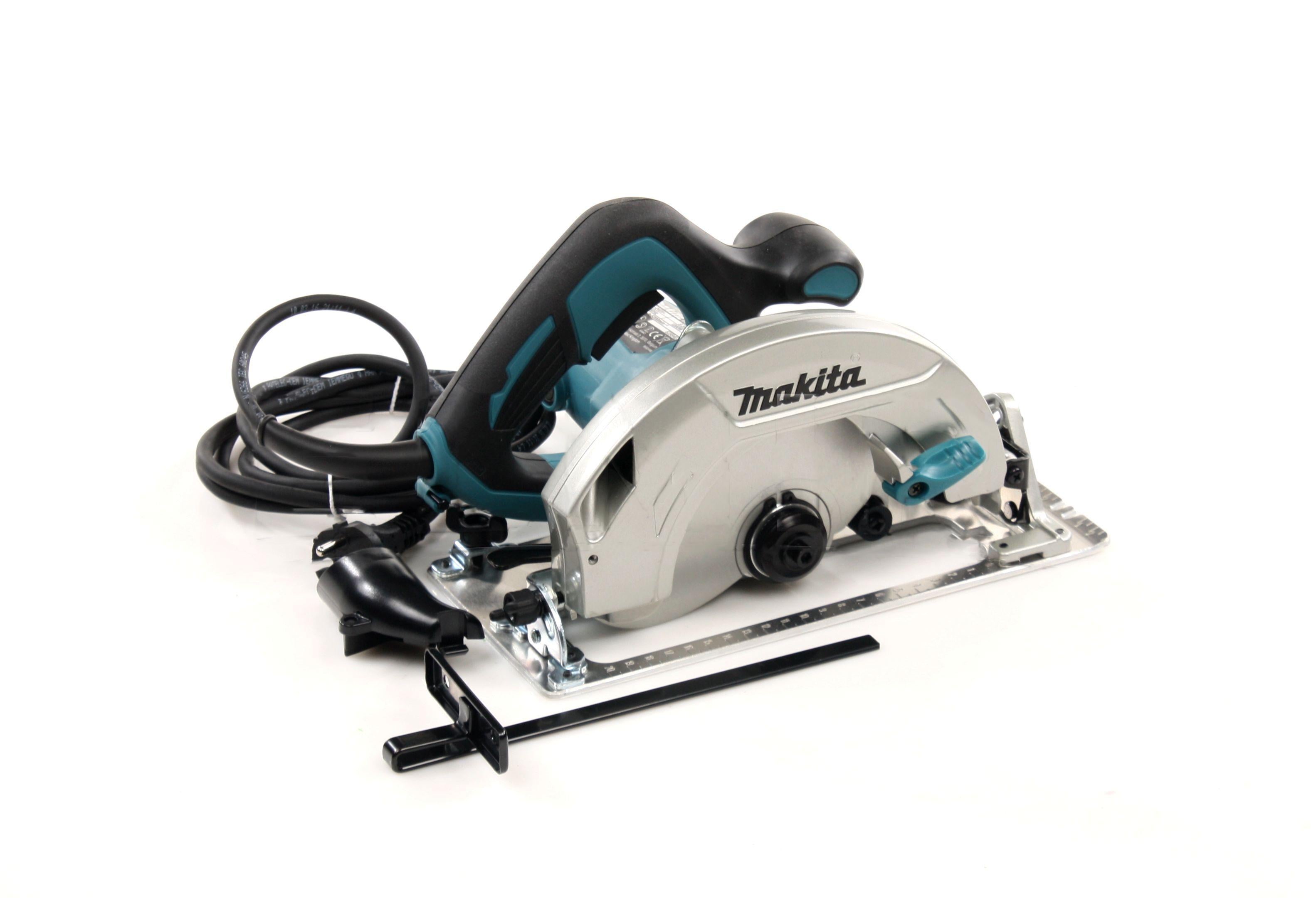 Ручная дисковая пила Makita HS7601 (1200Вт, 190мм) пила с регулировкой опорной плиты и пильного диска (4548)
