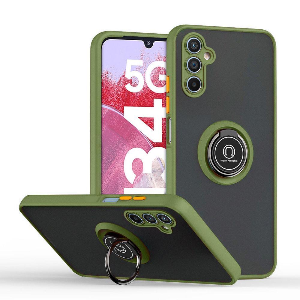 Защитный чехол MatteLuxe Samsung Galaxy M34 5G M346 (с кольцом) Khaki (34658-17)