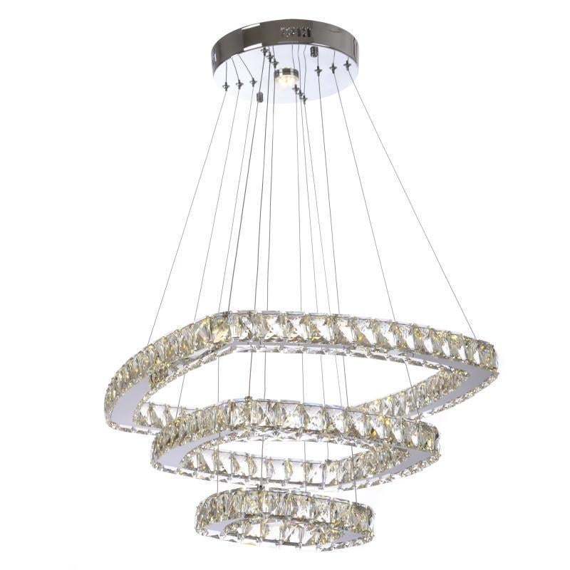 Люстра подвесная хрустальная Brille LED 60W NW CH BR-970S/3 22-432