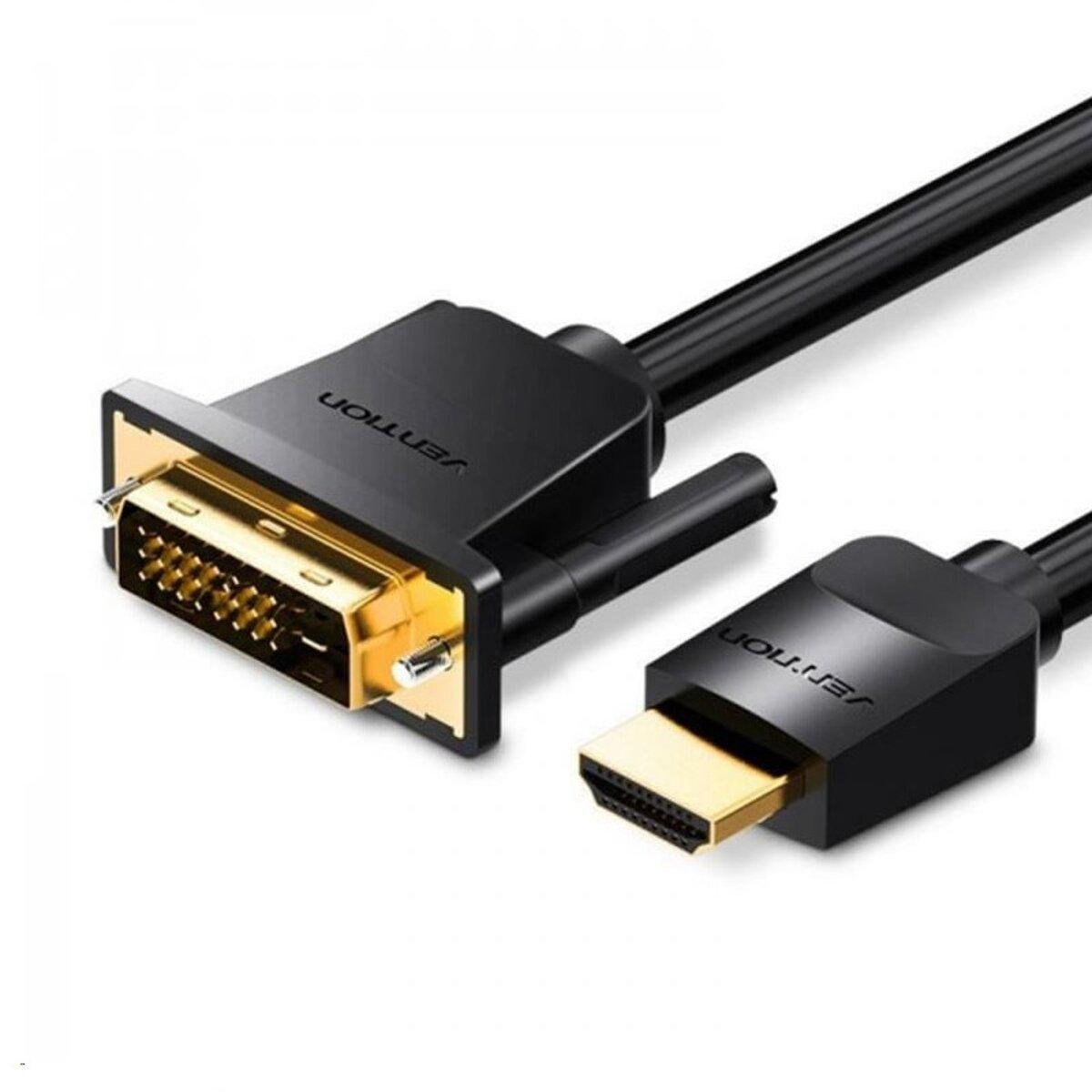 Кабель Vention HDMI DVI ABFBF 1 м Black (25173508)