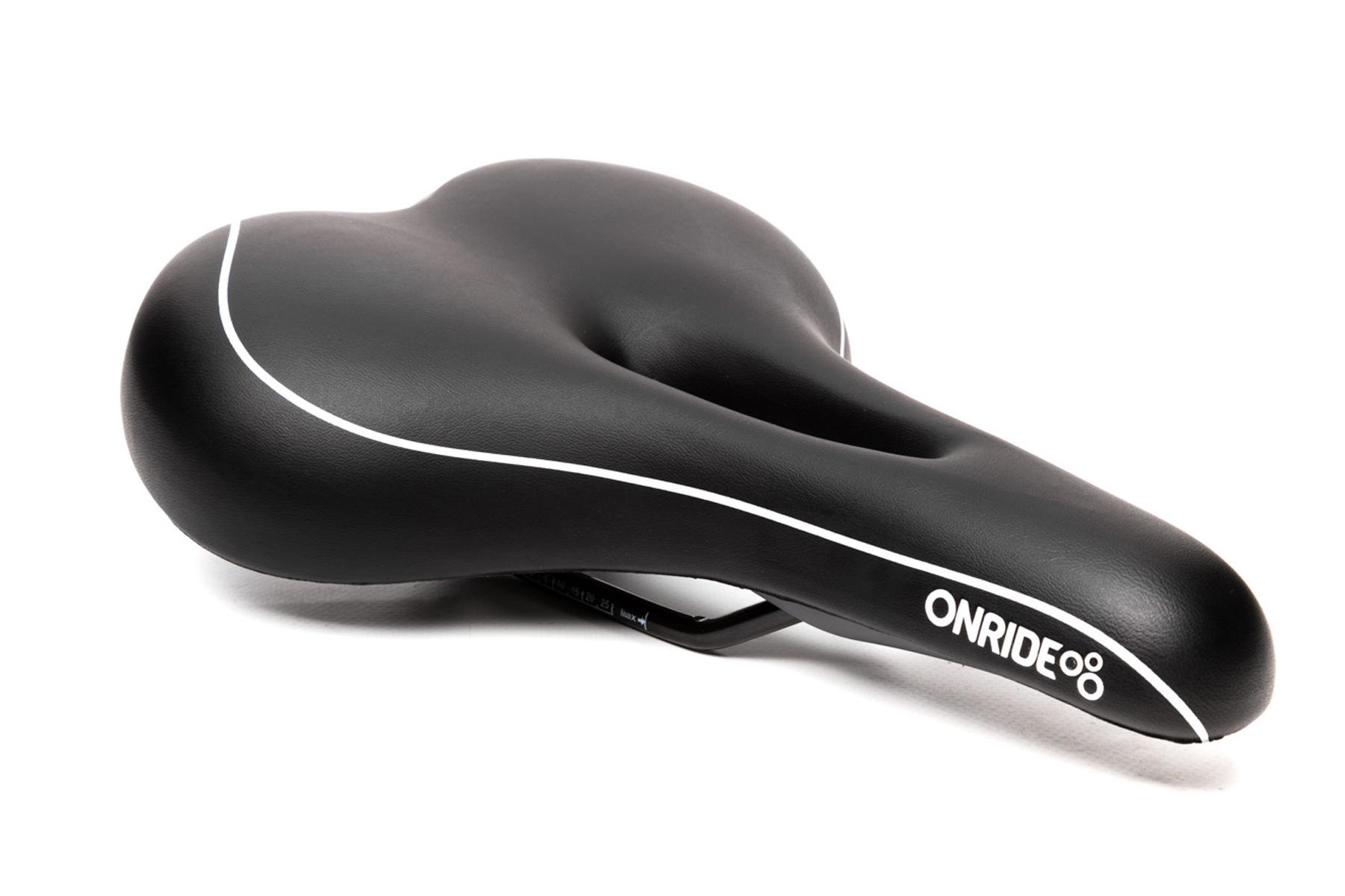 Седло на велосипед OnRide Sofa Gel стальные рамки мужское 285x190 мм Черный (69315100114) Седло на велосипед OnRide Sofa Gel стальные рамки мужское 285x190 мм Черный (69315100114)