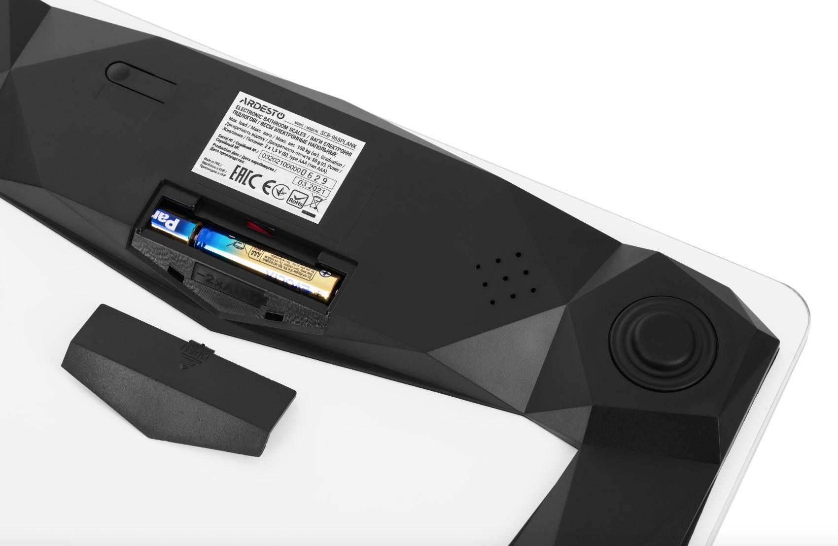 Весы напольные Ardesto SCB-965 Plank EU (0303) - фото 4 Весы напольные Ardesto SCB-965 Plank EU (0303) - фото 4