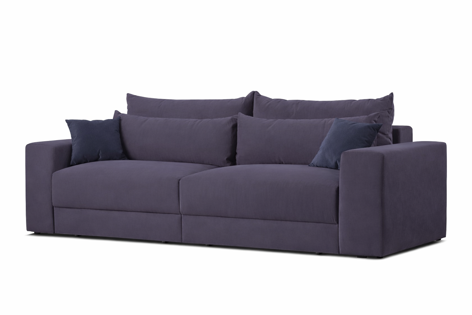 Диван прямой Бруклин Diana шагающий 200x170 см Темно-серый (33129795)