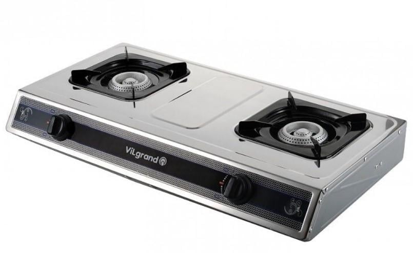 Плита настільна газова на 2 комфолрки VILGRAND VGS-1012