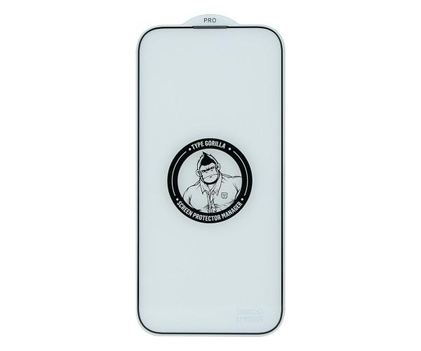 Защитное стекло Type Gorilla 0,33 мм 2.5D HD Anti-Glare NPT9 для Apple iPhone 14 Pro Black (0500037332-2850182)