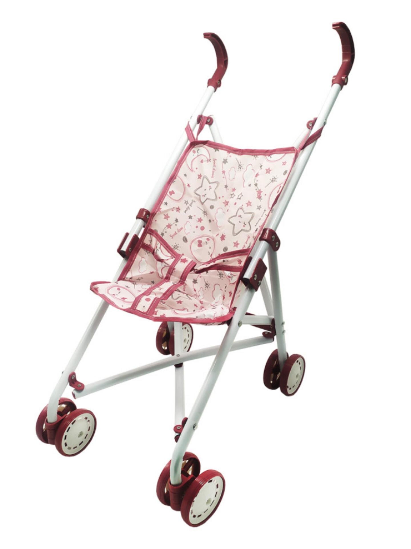 Коляска для куклы металлическая Metr+ M0349U/R (8265-3)