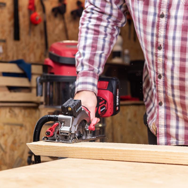 Дисковая пила аккумуляторная бесщеточная Worcraft CMCS-S20LiB с аккумулятором 4А и зарядным 115 мм (43196) - фото 10