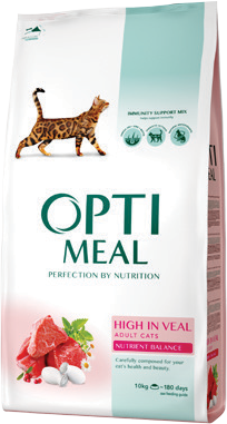 Корм для кошек Optimeal телятина 1 кг (876275519) Корм для кошек Optimeal телятина 1 кг (876275519)