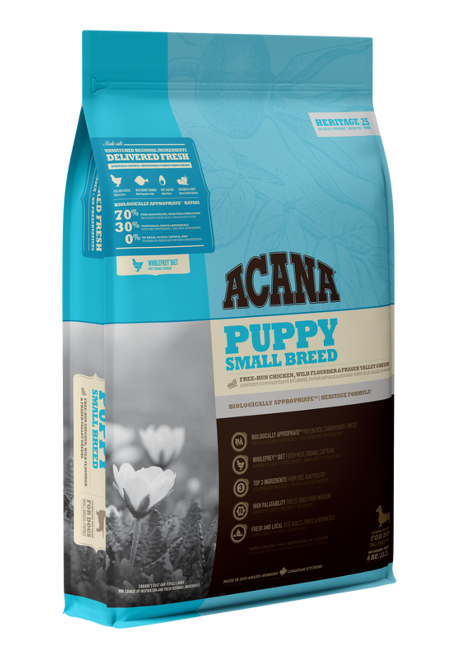 Корм беззерновой Acana Puppy Small Breed для щенков малых пород 6 кг (26452)