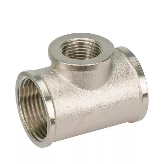 Трійник Karro SQ-1030571 латунь внутрішня-внутрішня-внутрішня 3/4"x1/2"x3/4" (156301)
