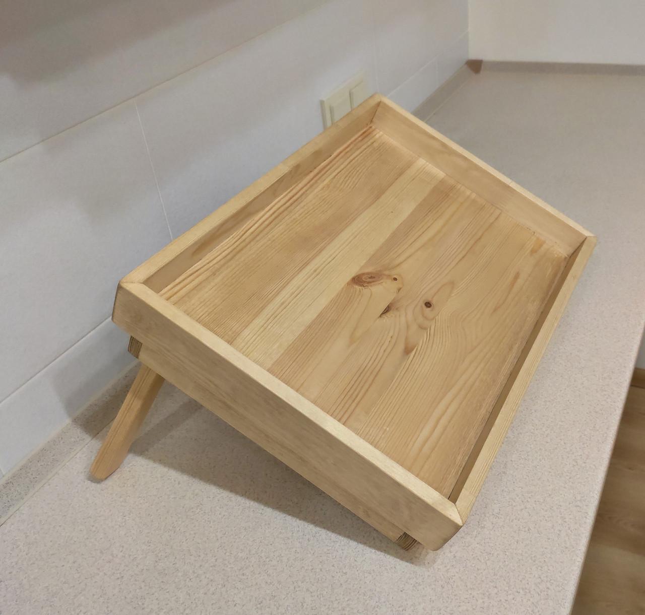 Столик-таця для сніданку в ліжко з дерева (2089249746) - фото 2