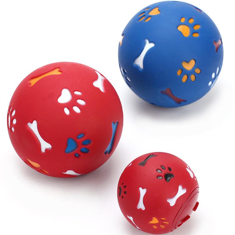 Игрушка-кормушка для животных Мячик 11091 7,5 см Красный (4570805) - фото 4 Игрушка-кормушка для животных Мячик 11091 7,5 см Красный (4570805) - фото 4