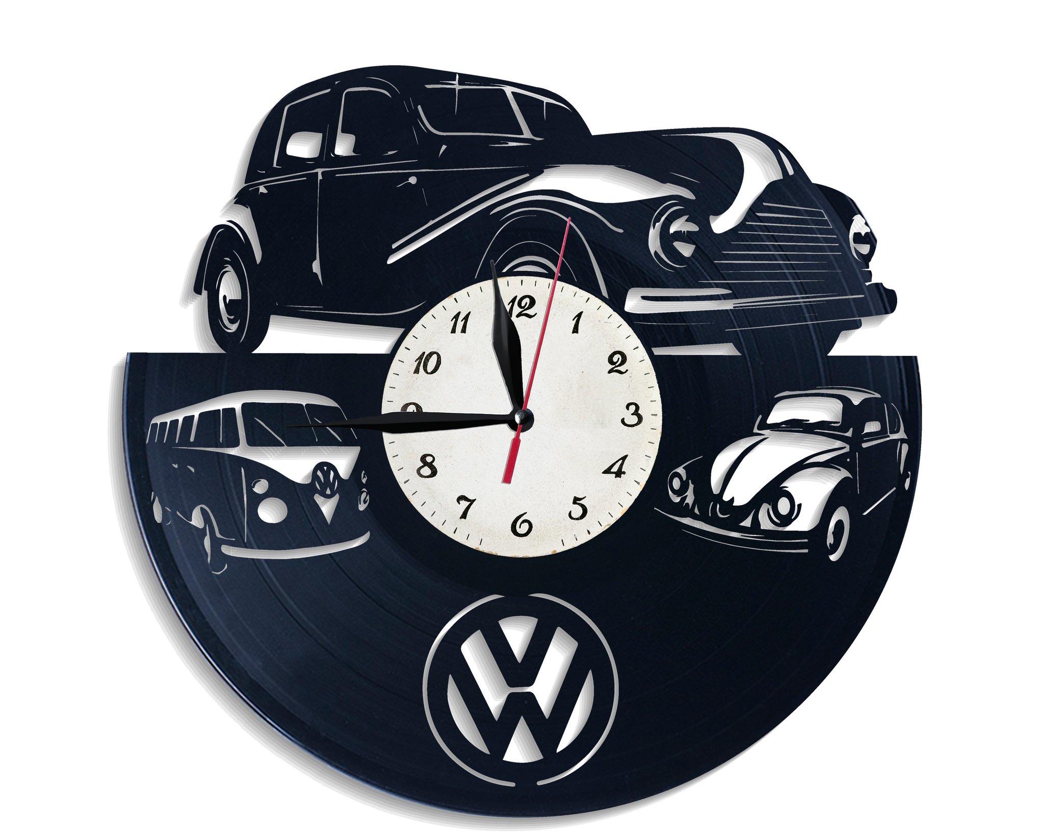 Часы настенные Volkswagen 2891 из виниловой пластинки