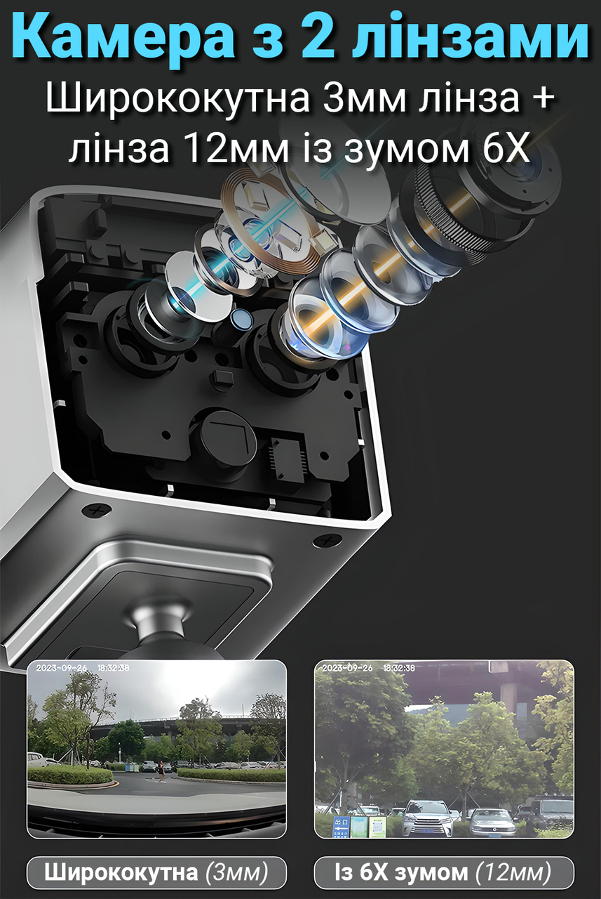 Камера видеонаблюдения Camsoy S70G iOS/Android 4G мини с двойной линзой и датчиком движения 3 Мп 1080P - фото 4 Камера видеонаблюдения Camsoy S70G iOS/Android 4G мини с двойной линзой и датчиком движения 3 Мп 1080P - фото 4