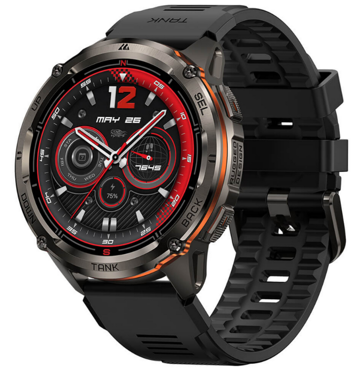 Смарт-годинник тактичний Kospet Tank T3 ULTRA 2 Black
