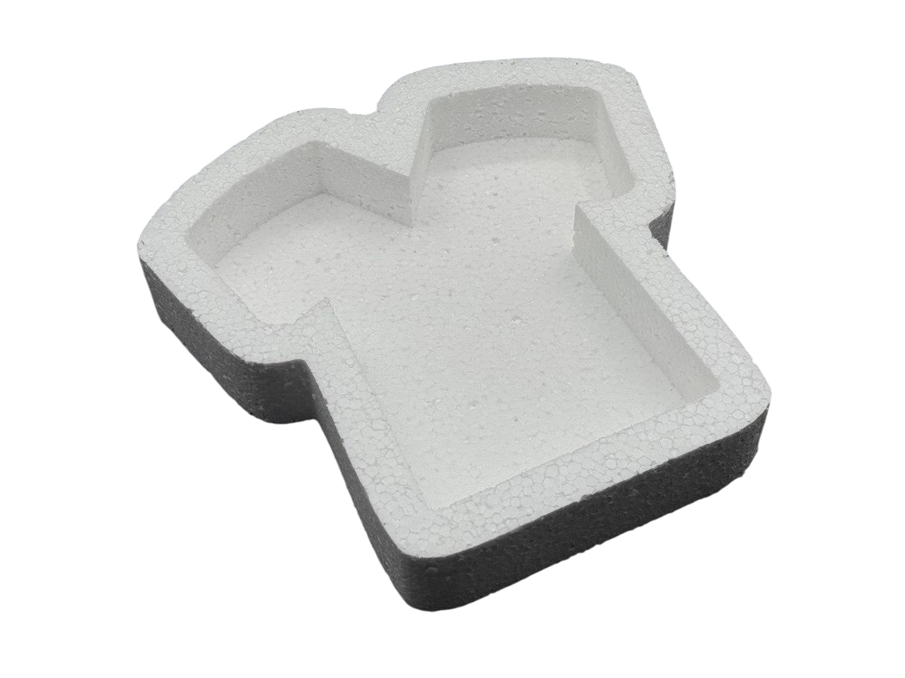 Пенобокс для декорирования пенопластовая заготовка для рукоделия 26х26,5 см Белый (PNB-087)