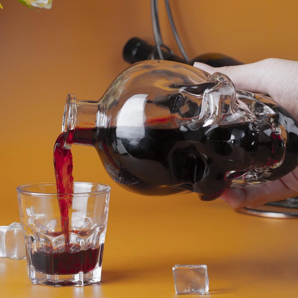 Набор графин с рюмками KITUA Череп 7 предметов - фото 7