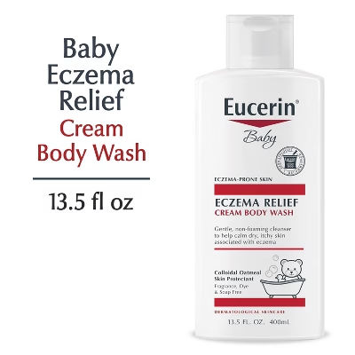 Eucerin, Baby, кремовий гель для душу проти екземи, 400 мл (13,5 рідк. унції) - фото 7