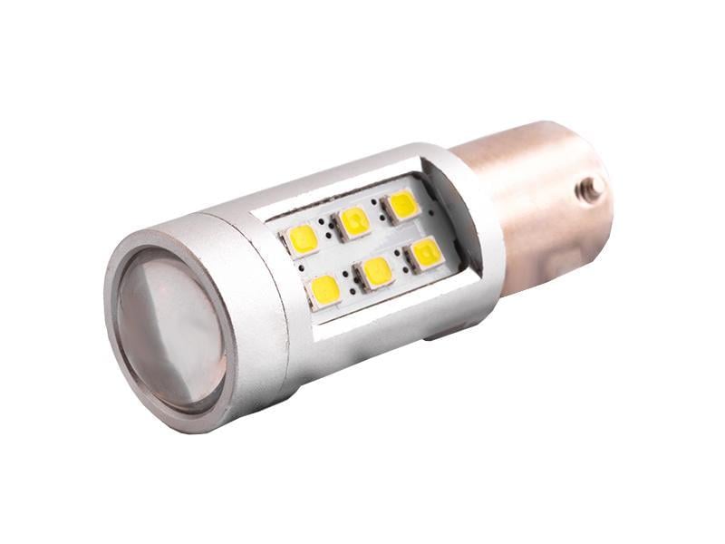 Автолампа светодиодная T25 P21W 1156 12 В SMD2835-21led Белый (1282)