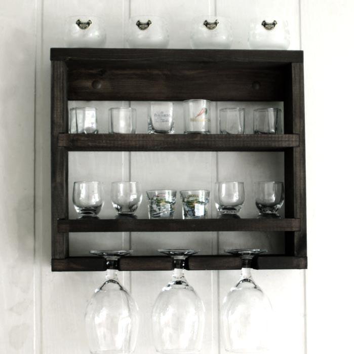 Полка настенная из дерева Кольчана Венге (ПНС/006312)