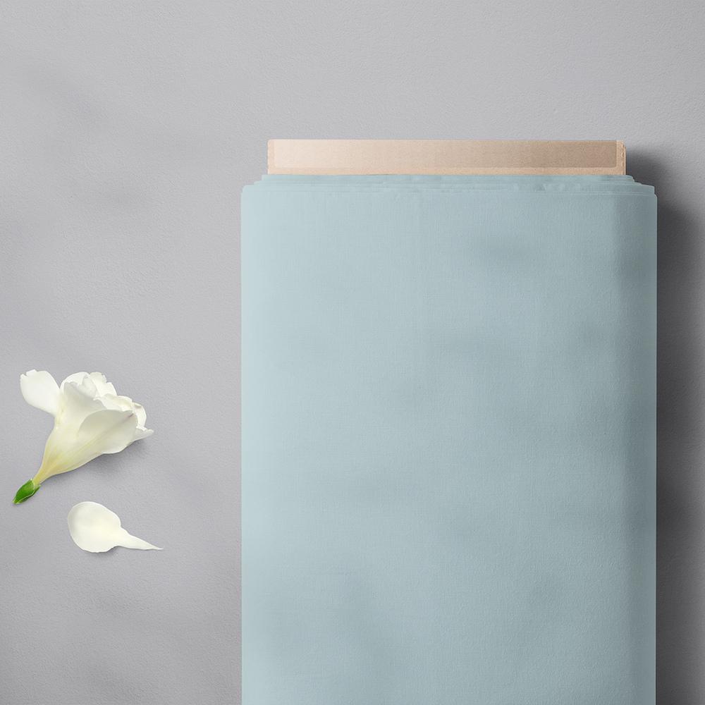 Ткань платевая штапель твил V-5 Светло-деним (13154)