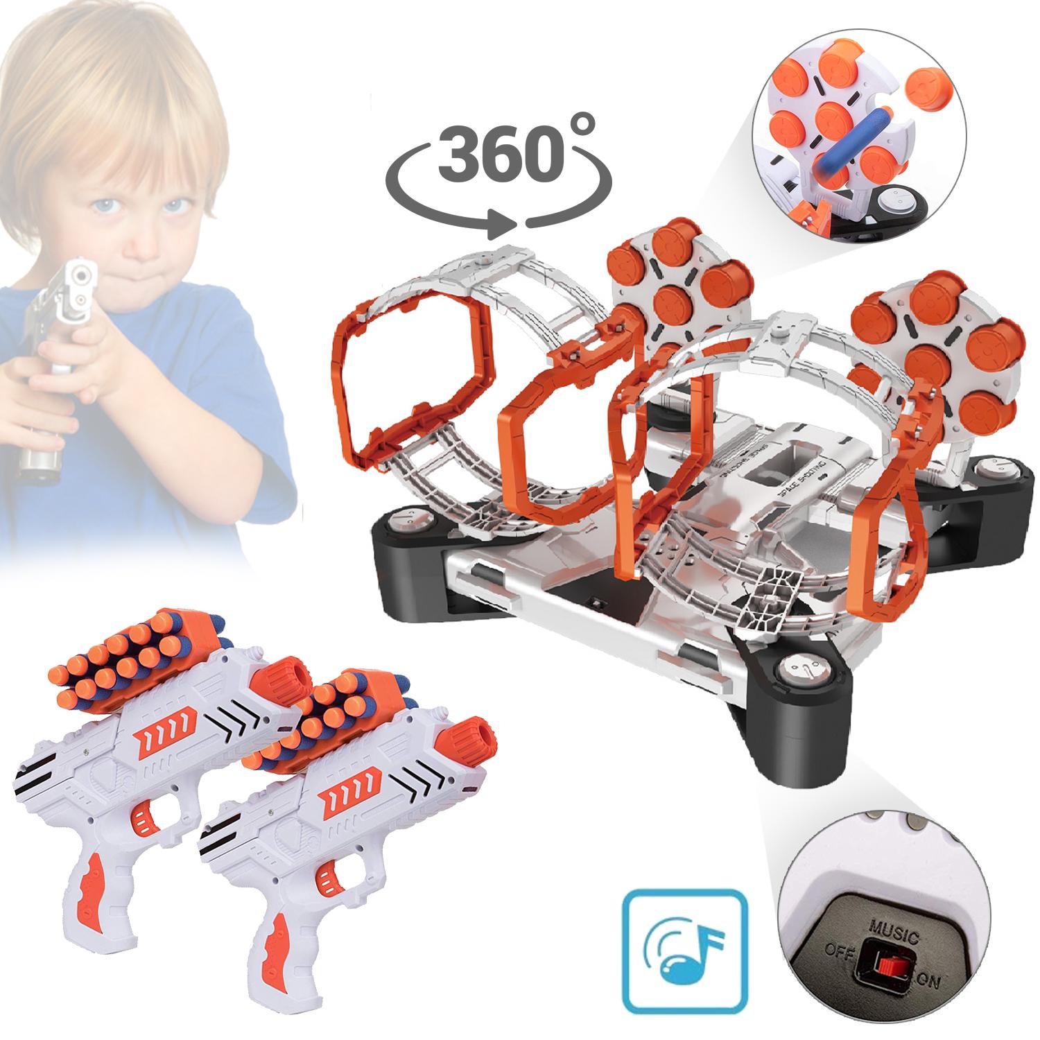 Домашний тир BLD Toys Space Wars BX-3922 с мишенями 2 шт. вращение на 360° - фото 8