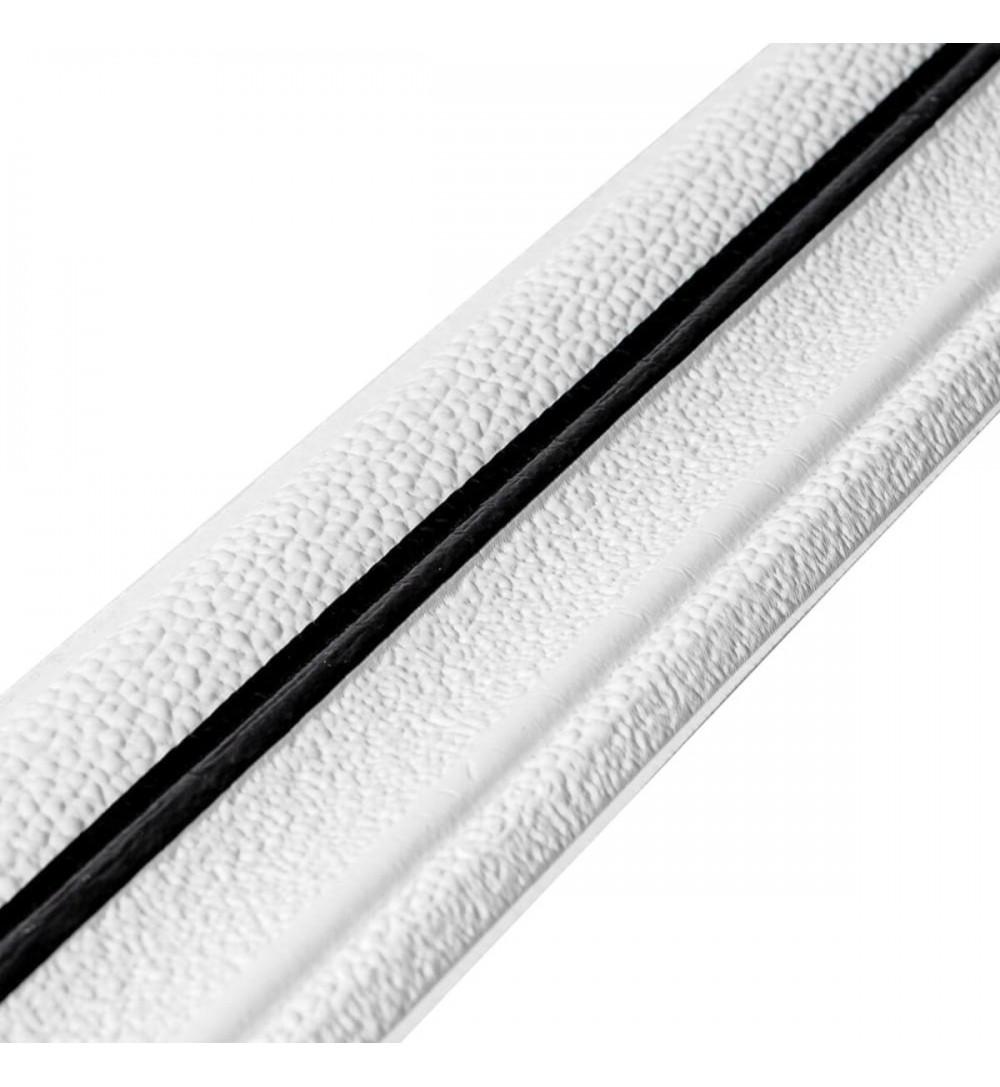 Плинтус РР самоклеющийся полоской 2300х70х4 мм Белый/Черный (1830) Плинтус РР самоклеющийся полоской 2300х70х4 мм Белый/Черный (1830)