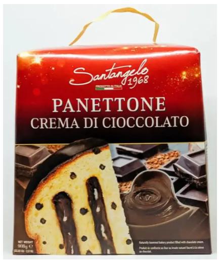 Панеттоне із шоколадом Santangelo Panettone alla crema di cioccolato 900 г