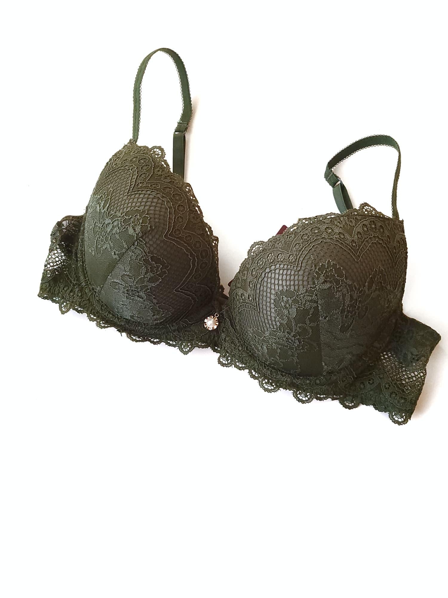 Бюстгальтер кружевной Anabel Arto Хаки (А-212 80B)