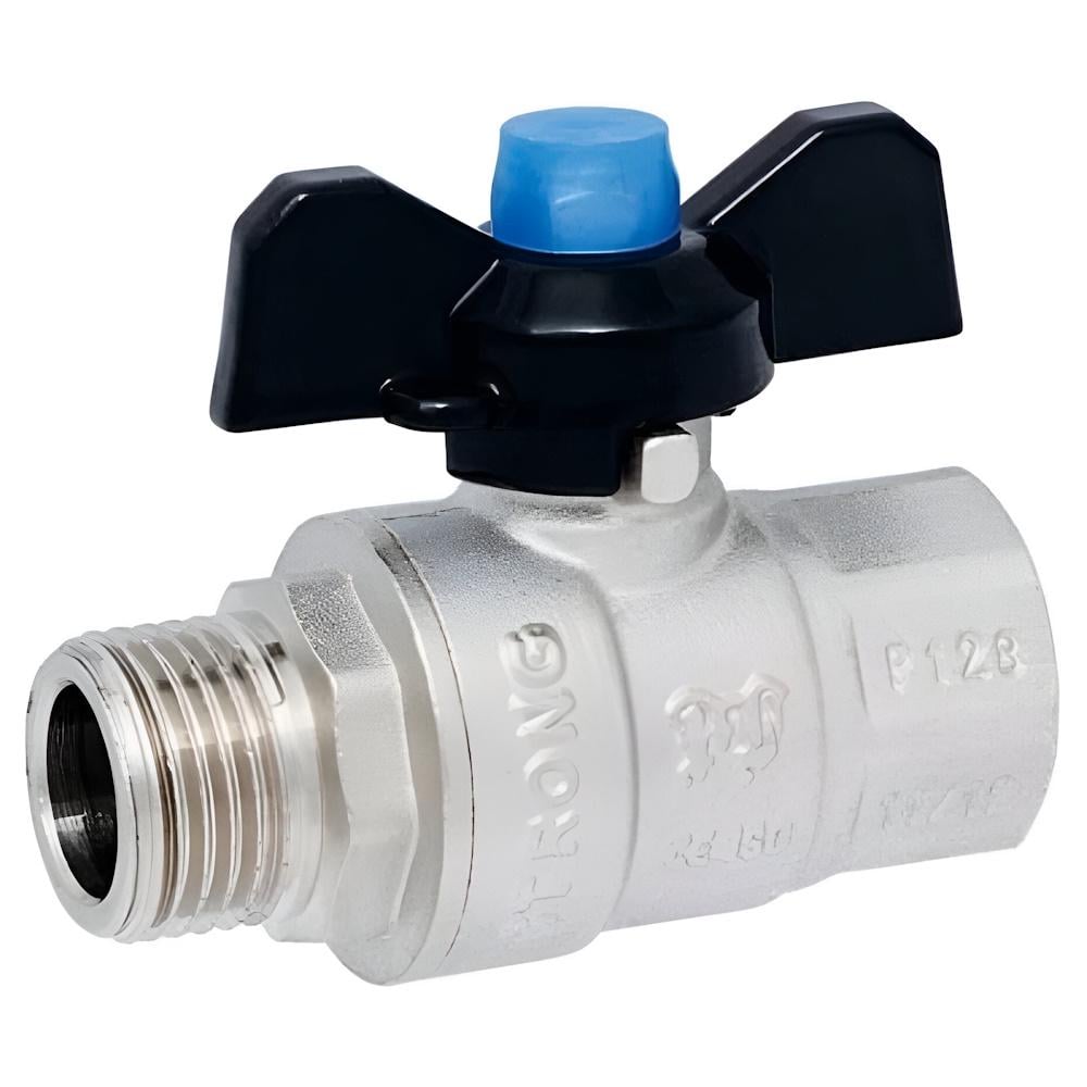 Кран шаровой PROFACTOR PF FBV 285 1/2" ВЗ STRONG с ручкой бабочка (AKD7872)