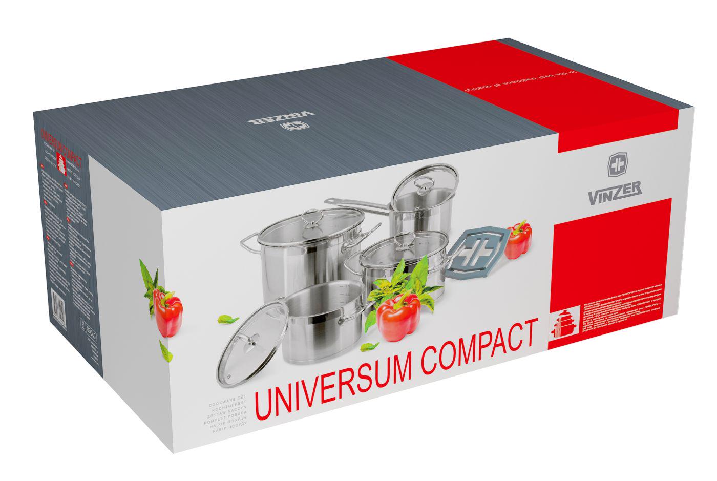 Набір посуду Vinzer Universum Compact 9 пр. (50040) - фото 7