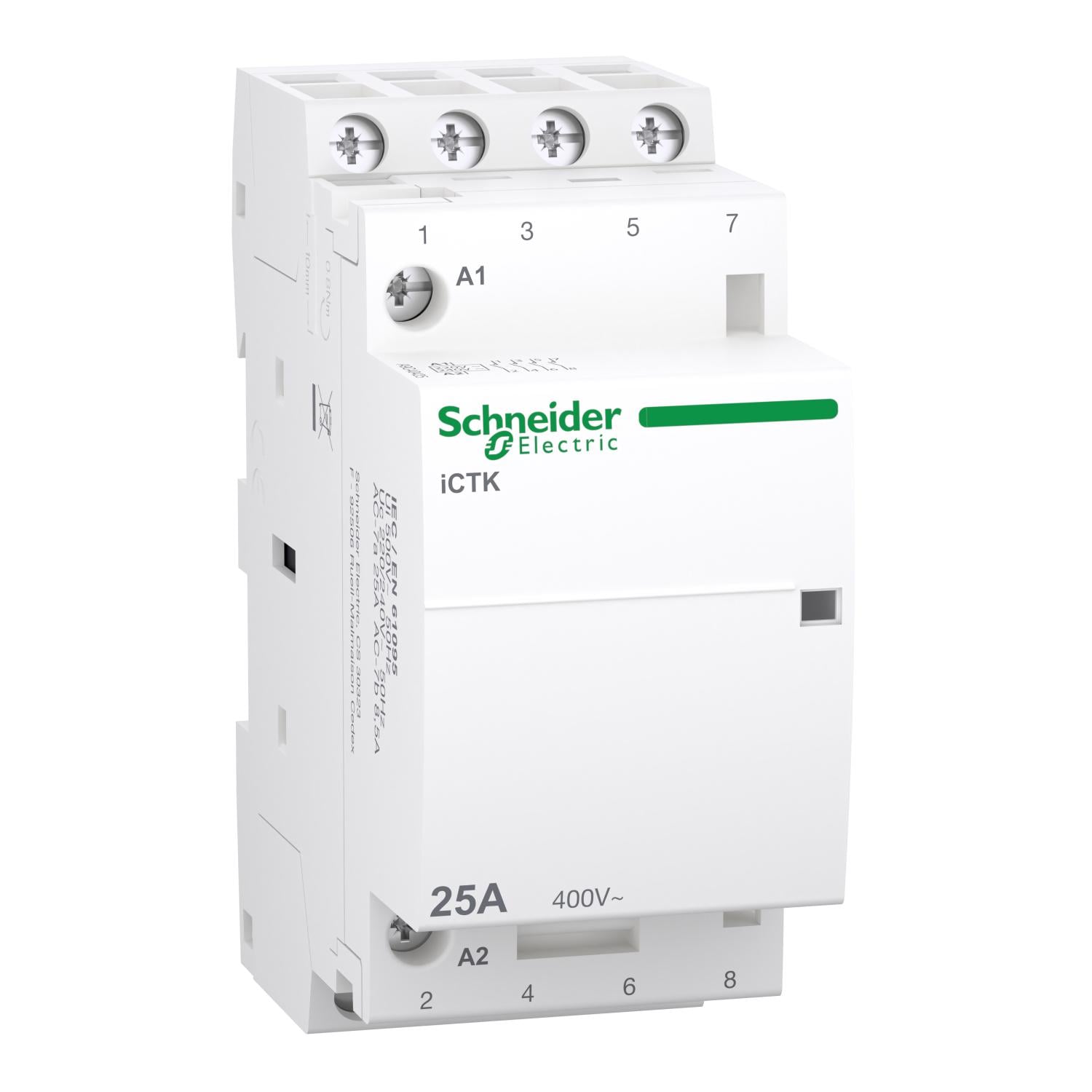Контактор модульный Schneider Electric Acti9 iCTK 4P 25A 4NO 230V (A9C40425)
