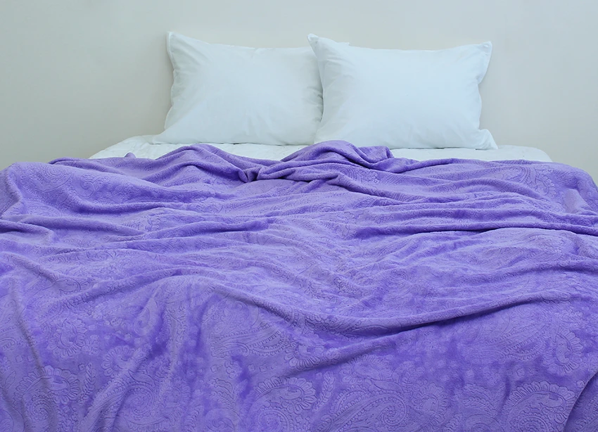 Плед велсофт TAG Tekstil тиснение JH001 200x220 см (1815) - фото 2