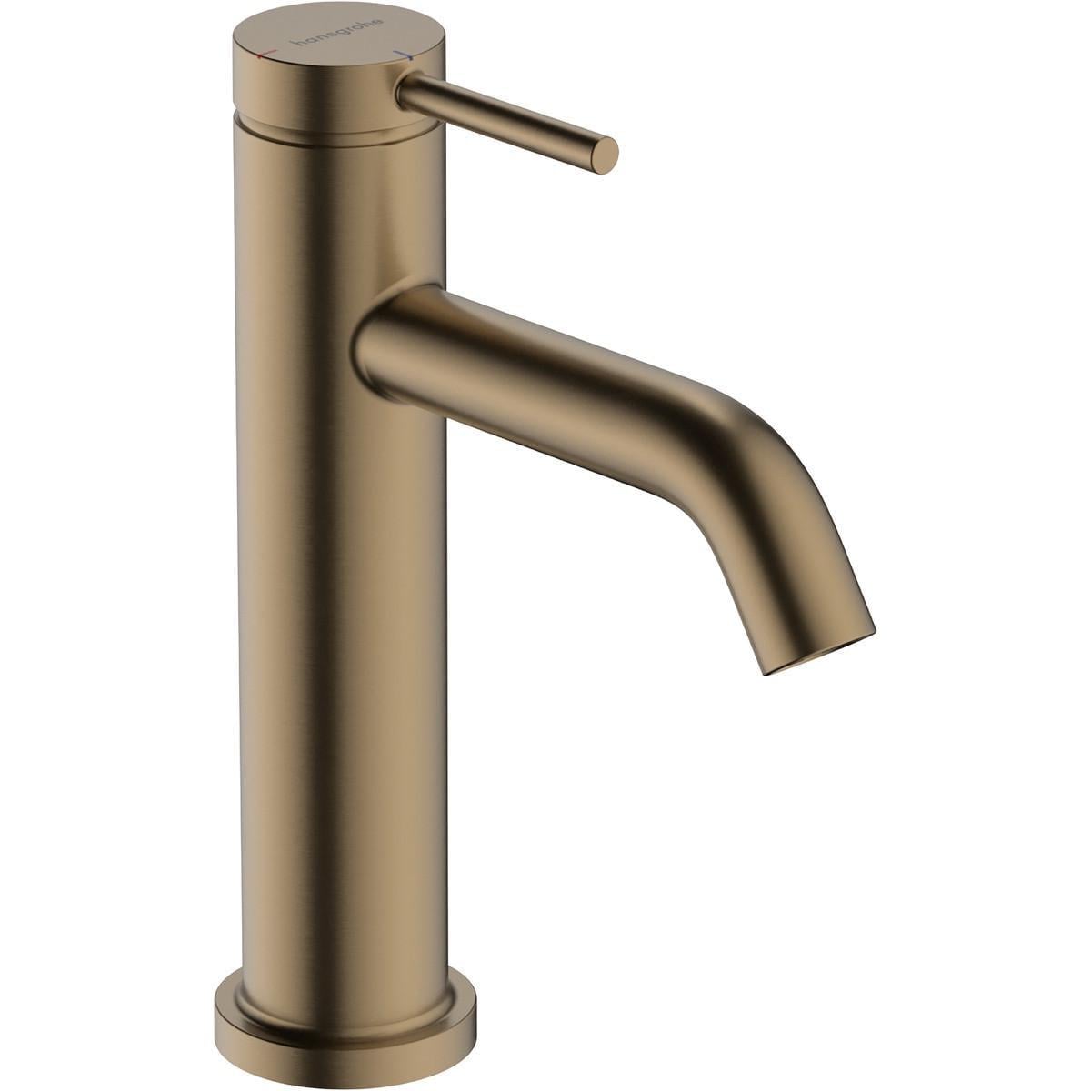 Смеситель для раковины Hansgrohe Tecturis S CoolStart однорычажный Бронзовый матовый (37460820)
