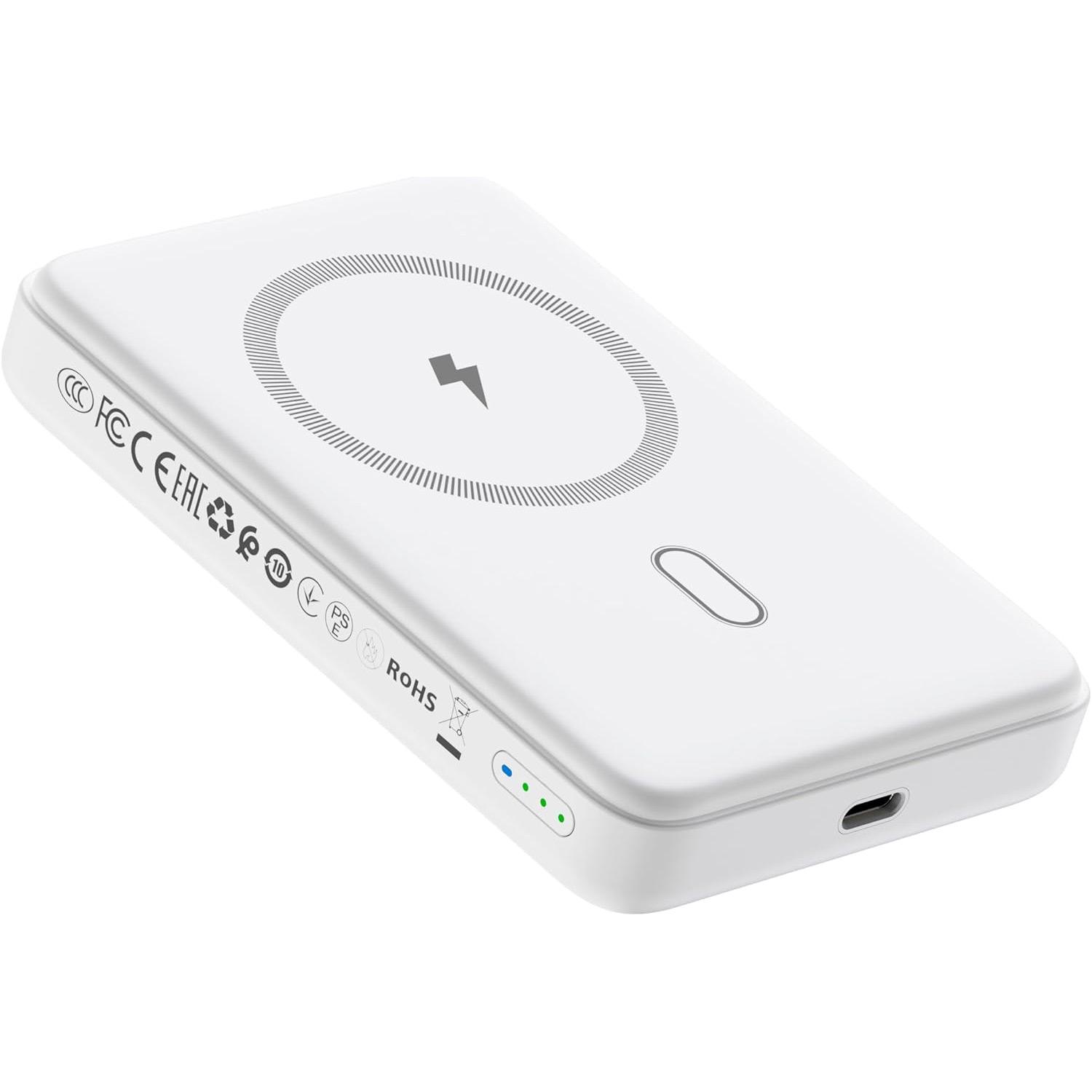 Внешний аккумулятор WiWU Wi-P043 10000 mAh White - фото 2 Внешний аккумулятор WiWU Wi-P043 10000 mAh White - фото 2