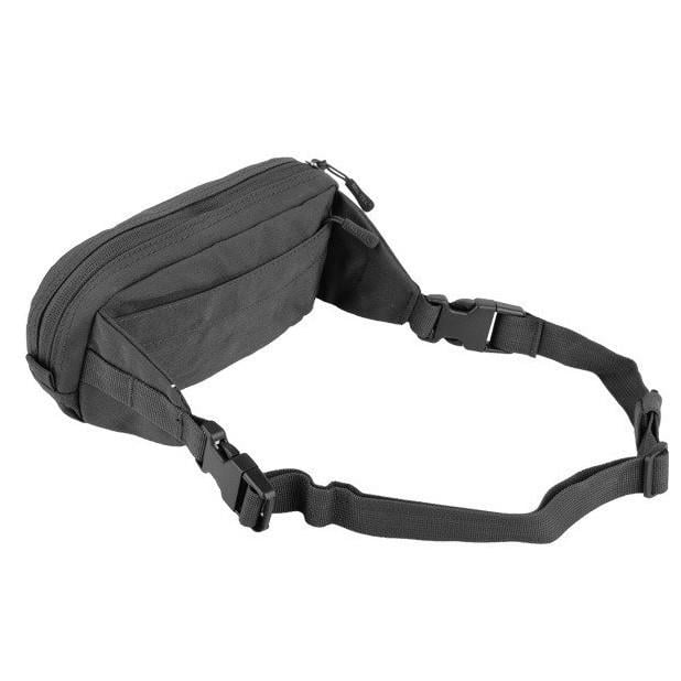 Сумка на пояс Mil-Tec Fanny Pack Molle 235х60х120 мм Black (13512502) - фото 3
