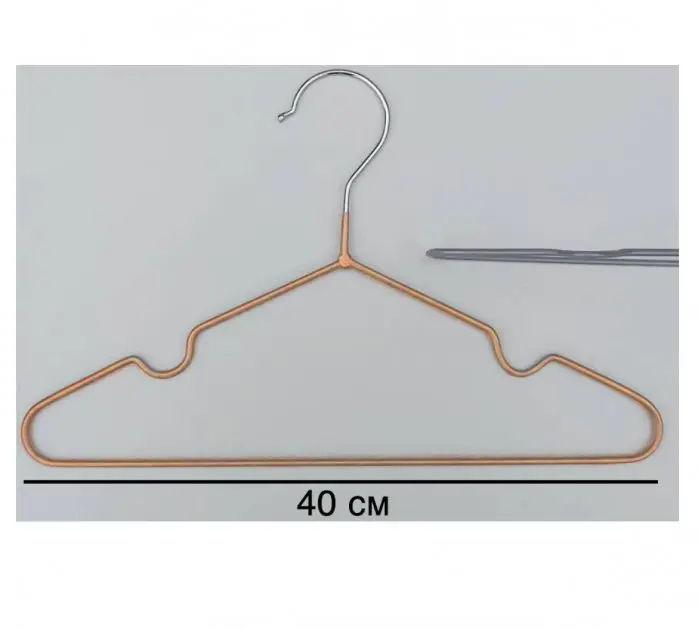 Тремпел для одежды 50 шт. Черный - фото 2 Тремпел для одежды 50 шт. Черный - фото 2