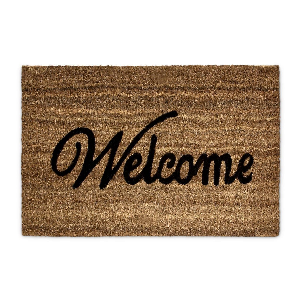 Коврик Relaxdays Welcome из кокосового волокна 60х40 см (10013938)