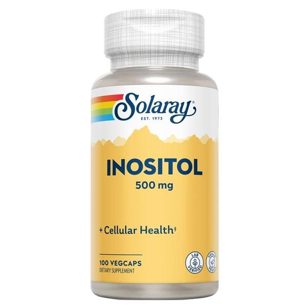 Инозитол Solaray Inositol 500 мг 100 Veg Caps (SOR-04358)