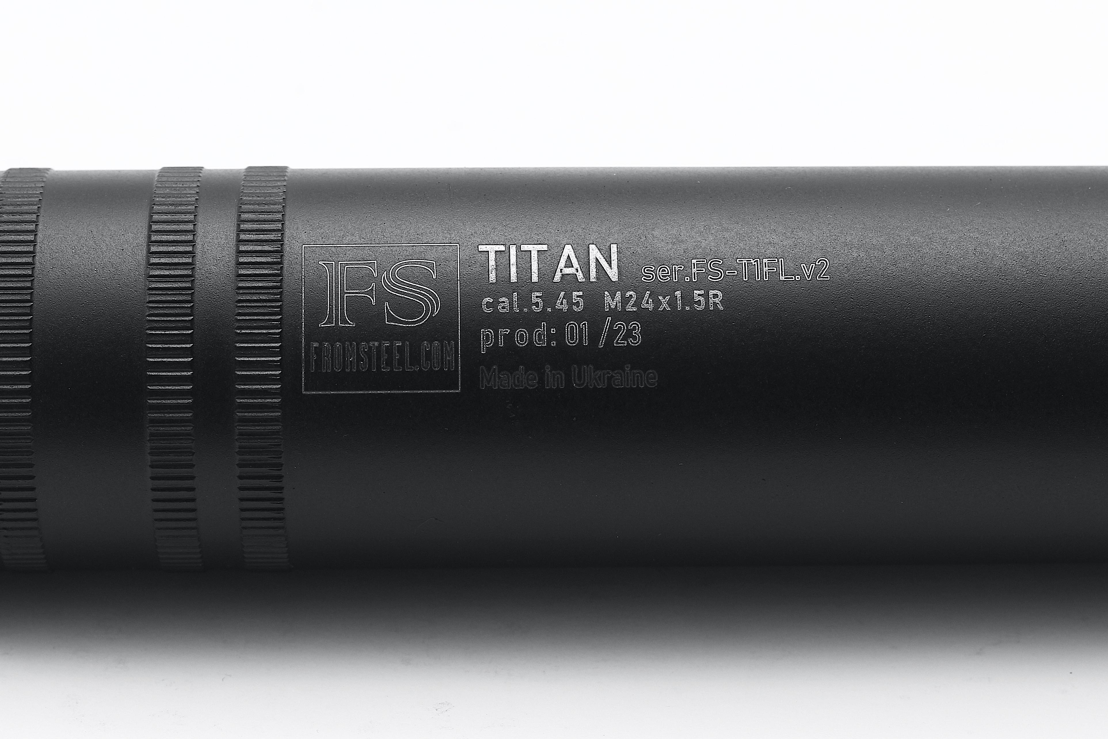Глушитель FROMSTEEL TITAN FS-T1FL 5.45 для АК-74/АКС-74/АКС-74У (18098180) - фото 2 Глушитель FROMSTEEL TITAN FS-T1FL 5.45 для АК-74/АКС-74/АКС-74У (18098180) - фото 2