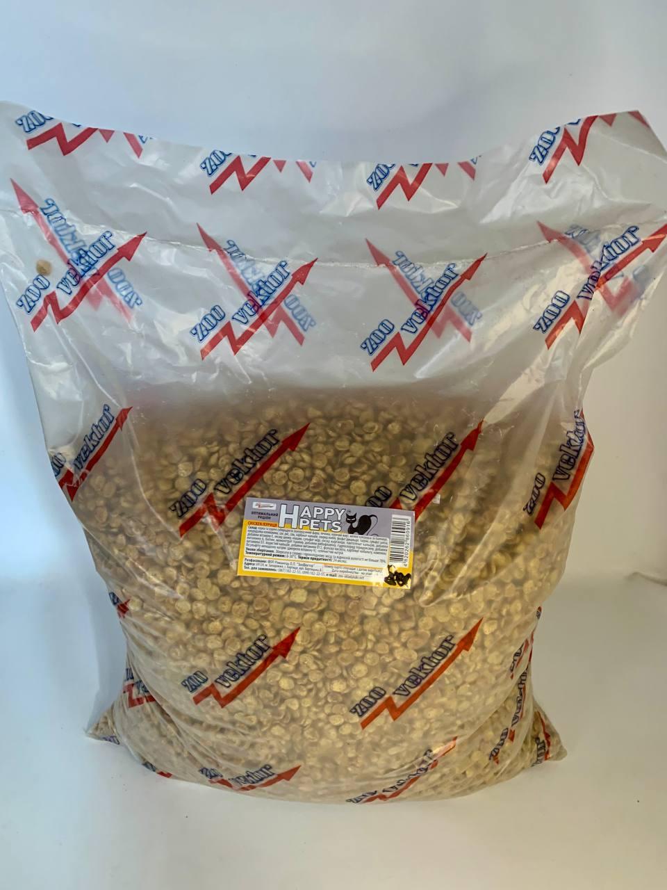 Сухой корм для кошек Нappy Pets "Chicken" OPTIMAL Курица 8 кг - фото 3