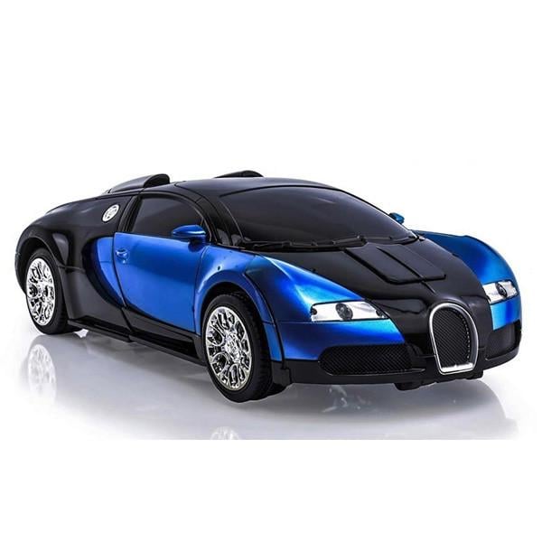 Радіокерована іграшка Робот-трансформер Bugatti Car Robot 1:18 Синій (1555255296)