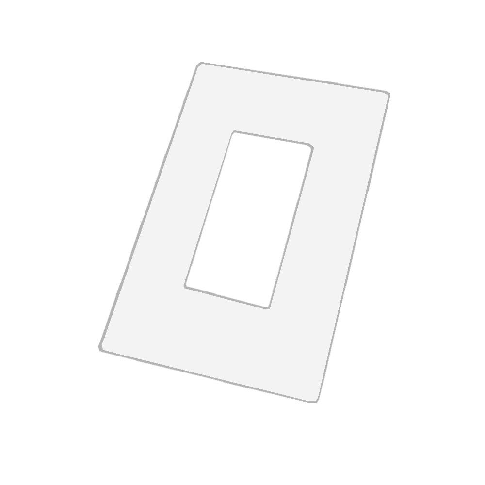 Рамка для аудио-видео розеток Monoprice MNP-R1W 1-ганг 124,5х80 мм (9177946)