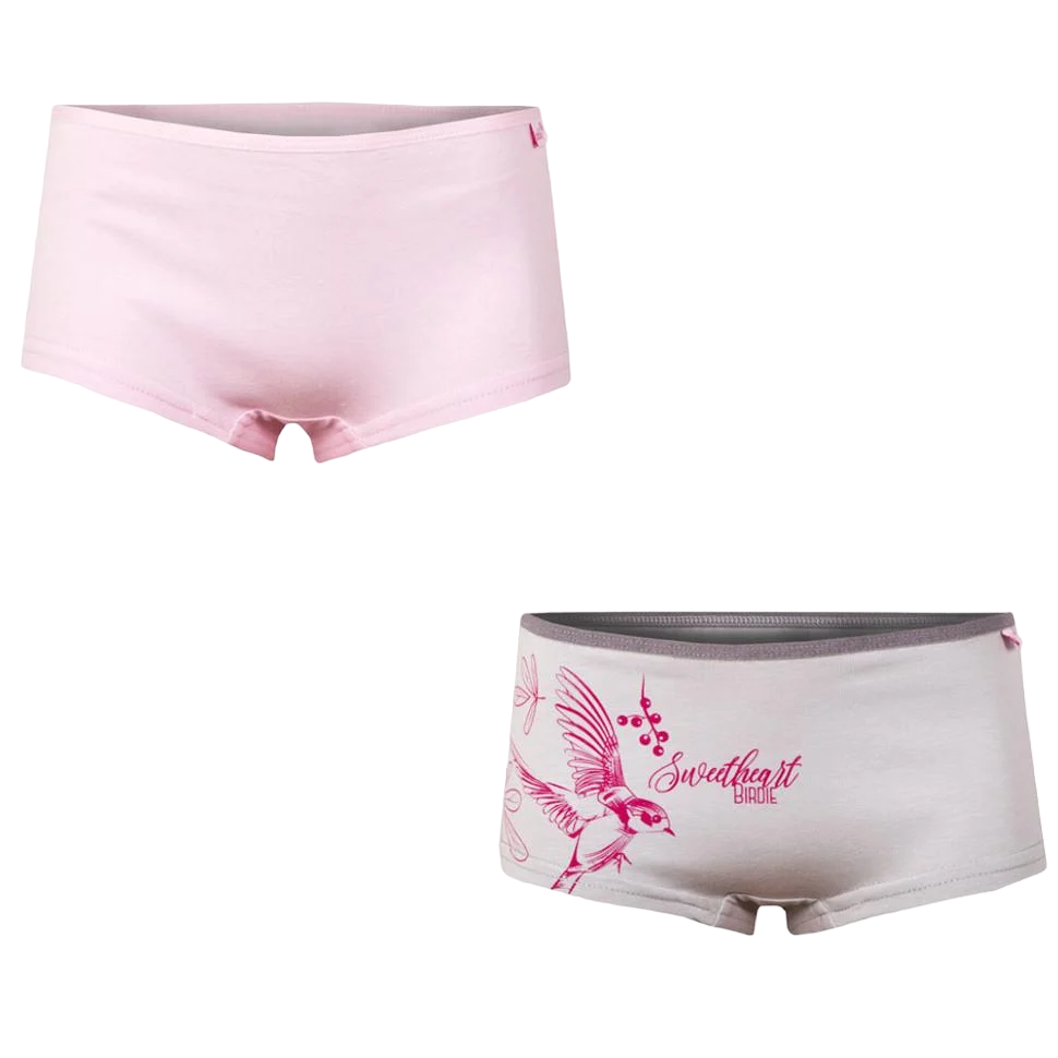 Труси-шорти дитячі бавовняні Gabbi Контраст 2 шт. р. 42 Рожевий/Сірий (11277) Труси-шорти дитячі бавовняні Gabbi Контраст 2 шт. р. 42 Рожевий/Сірий (11277)